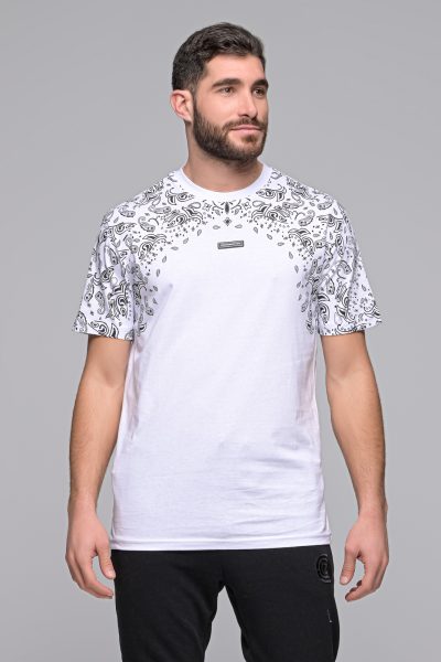 Ανδρικό T-Shirt California Madmext-Λευκο - Image 2