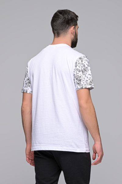 Ανδρικό T-Shirt California Madmext-Λευκο - Image 3