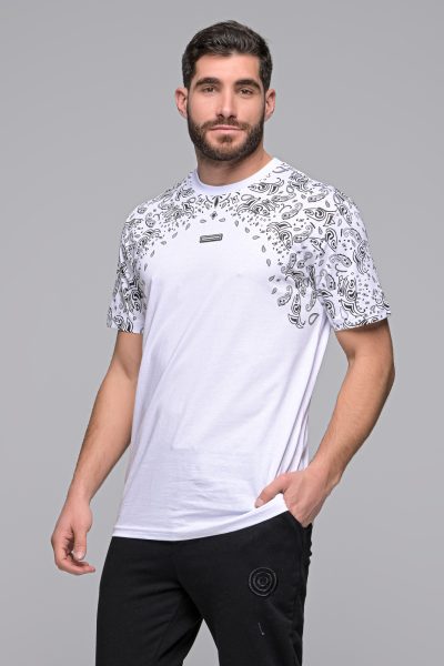 Ανδρικό T-Shirt California Madmext-Λευκο - Image 4