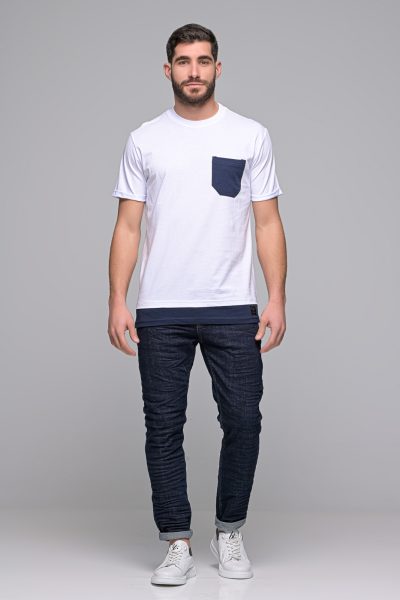 Ανδρικό T-Shirt Eco Madmext-Λευκο - Image 5