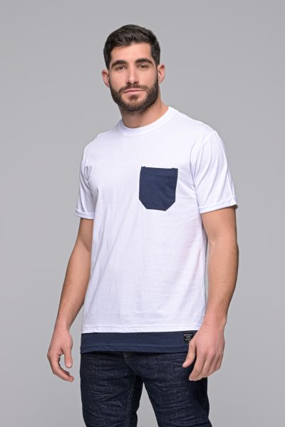 Ανδρικό T-Shirt Eco Madmext-Λευκο