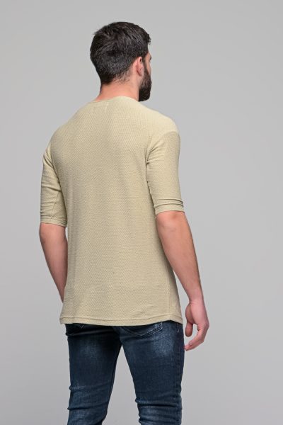 Ανδρικό T-Shirt Lumber Ben Tailor-Μπεζ - Image 2