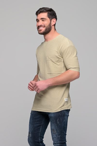 Ανδρικό T-Shirt Lumber Ben Tailor-Μπεζ - Image 4