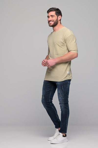 Ανδρικό T-Shirt Lumber Ben Tailor-Μπεζ - Image 6