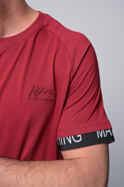 Ανδρικό T-Shirt Mad Or Nothing Madmext-Μπορντο - Image 7