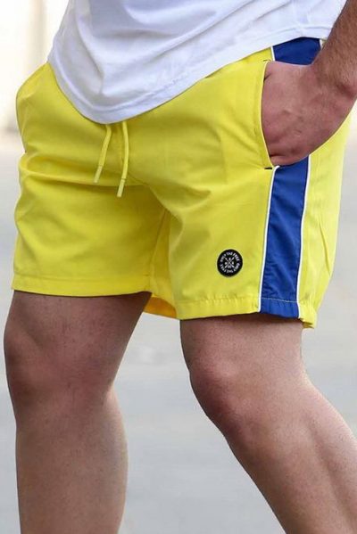 Ανδρικό Μαγιο Stripe-Κιτρινο - Image 2