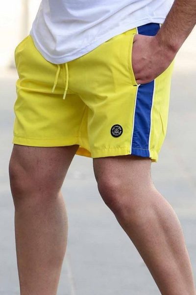 Ανδρικό Μαγιο Stripe-Κιτρινο - Image 3