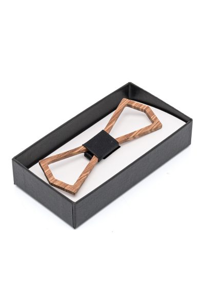 Ανδρικό Παπιγιόν Ξύλινο Με Ύφασμα