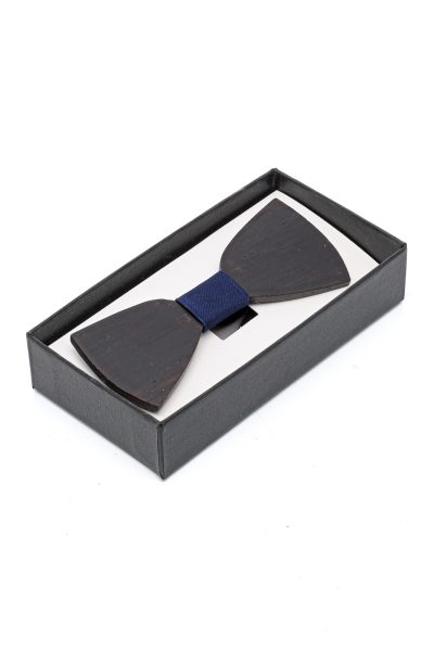 Ανδρικό Παπιγιόν Ξύλινο Με Ύφασμα