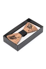 Ανδρικό Παπιγιόν Ξύλινο Με Ύφασμα