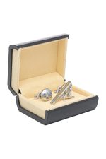 Ανδρικό Σετ Μανικετόκουμπα Και Κλιπ Γραβάτας