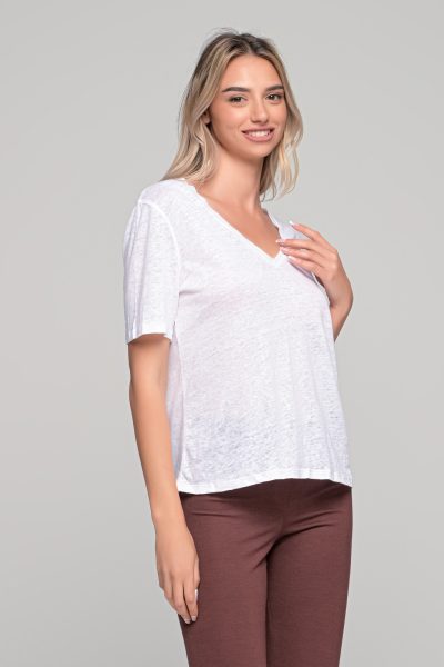 Γυναικείο T-Shirt Λευκό - Image 4
