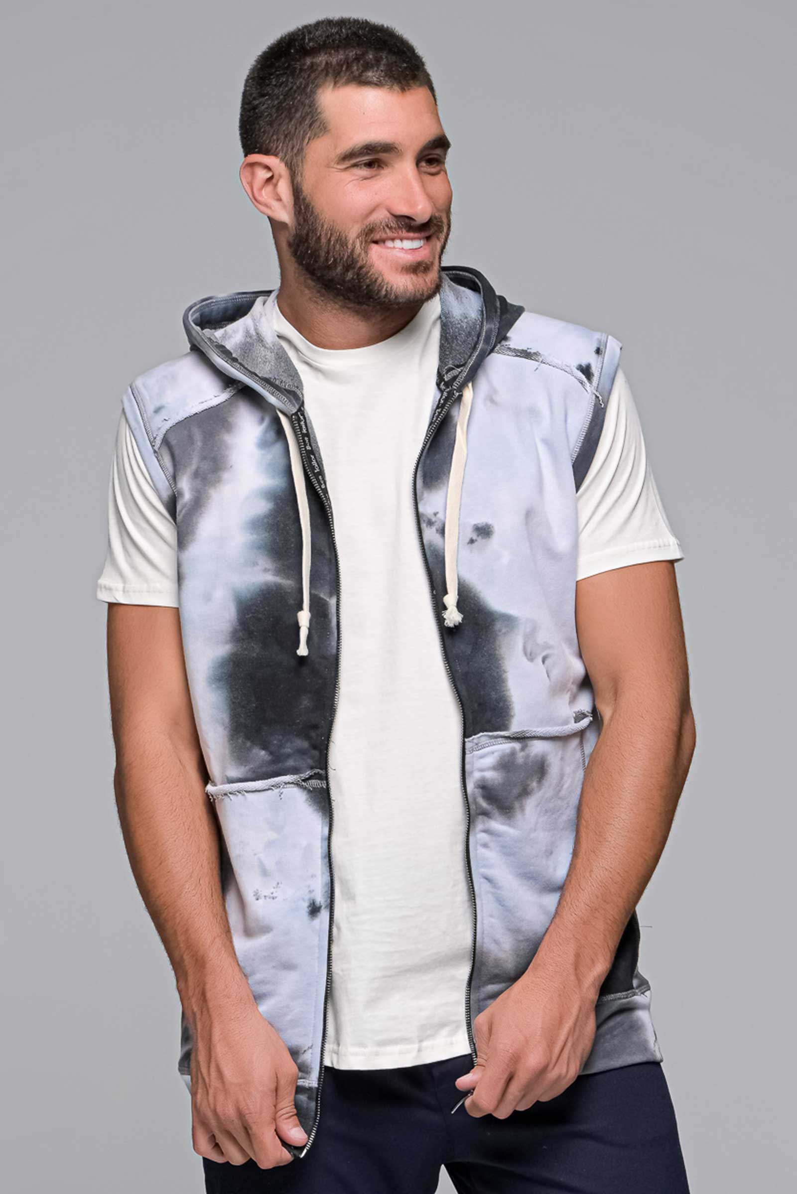 ΖΑΚΕΤΑ WASHED BEN TAILOR-WASHED-ΓΚΡΙ - Ανδρικά