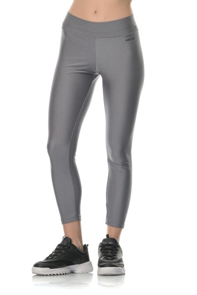 Κολάν Γυαλιστερό Insta Athlos Γυναικεία-Γκρί Ανοιχτό - Image 2