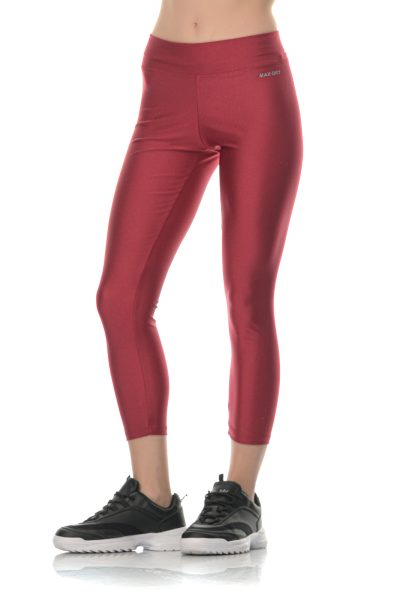 Κολάν Γυαλιστερό Insta Athlos Γυναικεία-Μπορντό - Image 4