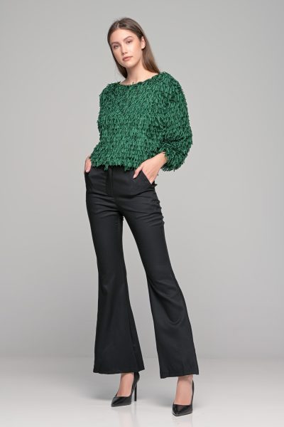 Κυπαρισσί Loose Μπλούζα Μακρυμάνικη - Image 3