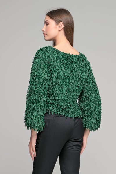 Κυπαρισσί Loose Μπλούζα Μακρυμάνικη - Image 4