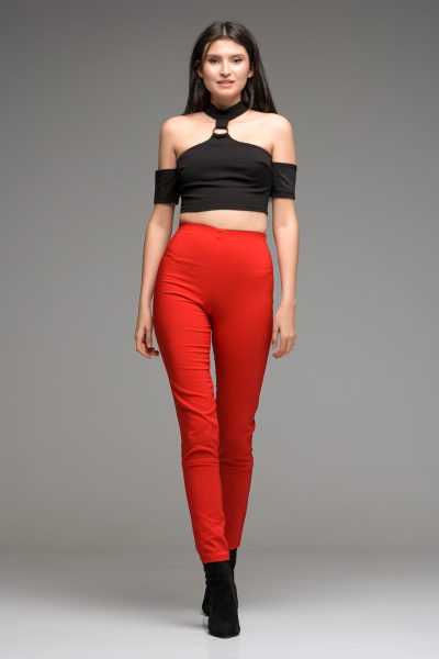 Κόκκινο Slim Παντελόνι - Image 2