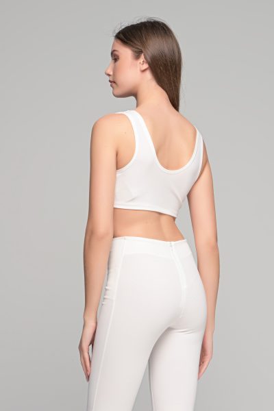Λευκό Crop Top - Image 3
