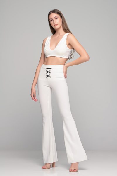 Λευκό Crop Top - Image 4