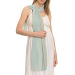 Μακρύ See Through Φουλάρι Σε Ήπιους Χρωματισμούς