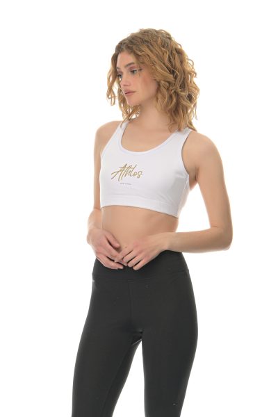 Μπουστάκι  Γυαλιστερό Fashion Sport Athlos Γυναικεία-Μπορντό - Image 2