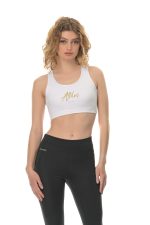 Μπουστάκι  Γυαλιστερό Fashion Sport Athlos Γυναικεία-Μπορντό