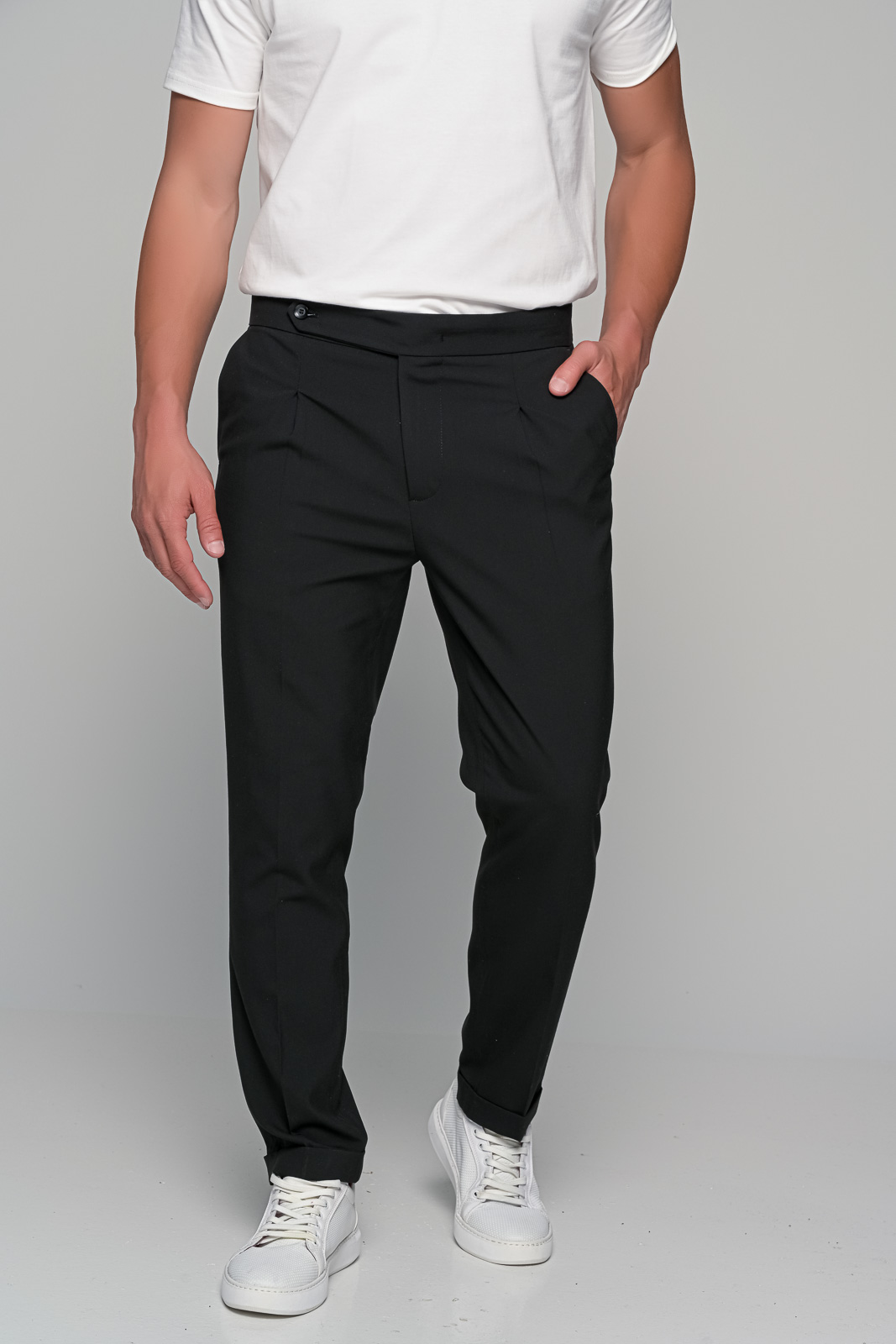 ΠΑΝΤΕΛΟΝΙ PRESTIGIO BEN TAILOR - ΜΑΥΡΟ - Ανδρικά