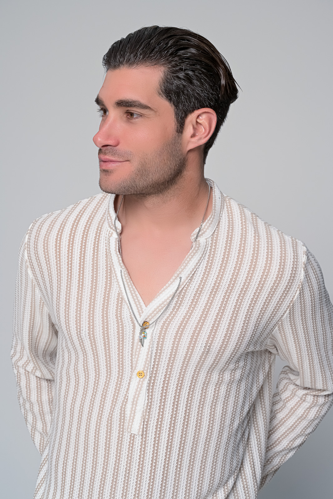 ΠΟΥΚΑΜΙΣΑ AQUA SKY BEN TAILOR - ΕΚΡΟΥ - Ανδρικά