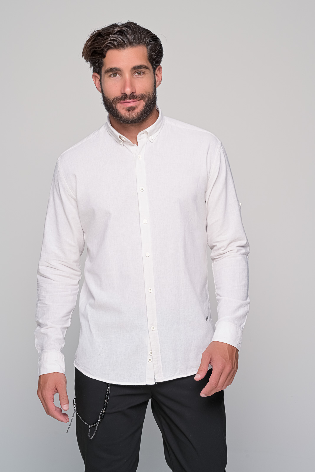 ΠΟΥΚΑΜΙΣΟ MARTIAL BEN TAILOR - ΛΕΥΚΟ - Ανδρικά