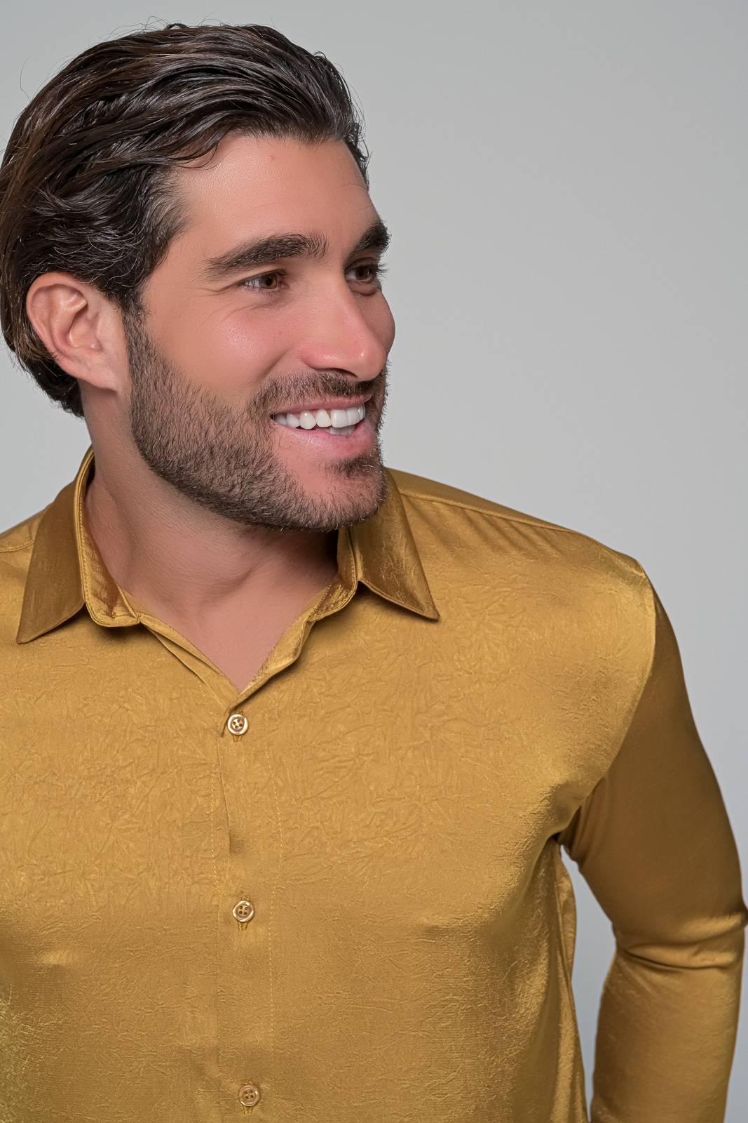 ΠΟΥΚΑΜΙΣΟ MIDNIGHT SANDS BEN TAILOR - ΧΡΥΣΟ - Ανδρικά