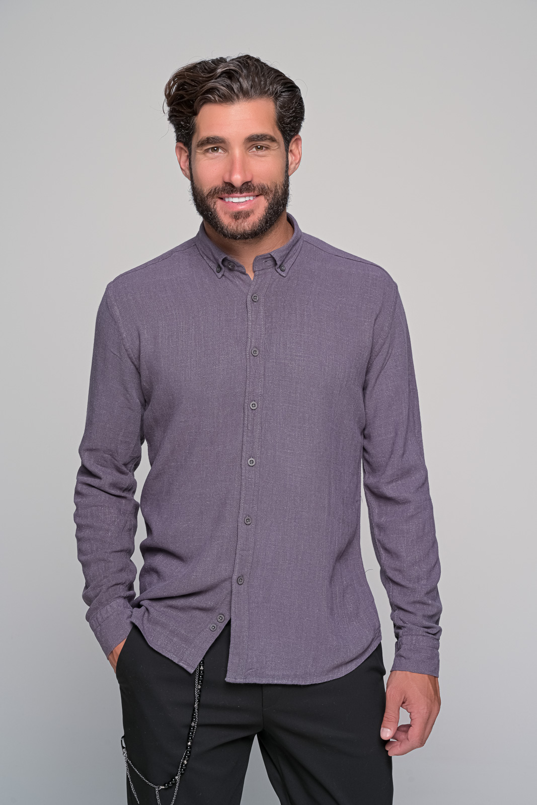 ΠΟΥΚΑΜΙΣΟ OCEANO BEN TAILOR - ΜΩΒ - Ανδρικά