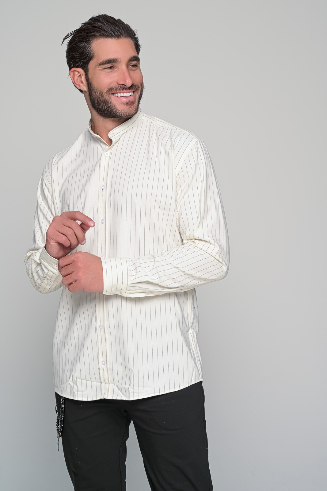 ΠΟΥΚΑΜΙΣΟ SUEVA STRIPED BEN TAILOR - ΛΕΥΚΟ - Ανδρικά