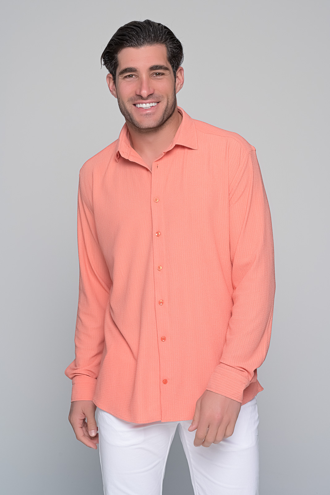 ΠΟΥΚΑΜΙΣΟ TROPICAL WAVE BEN TAILOR - ΚΟΡΑΛΙ - Ανδρικά