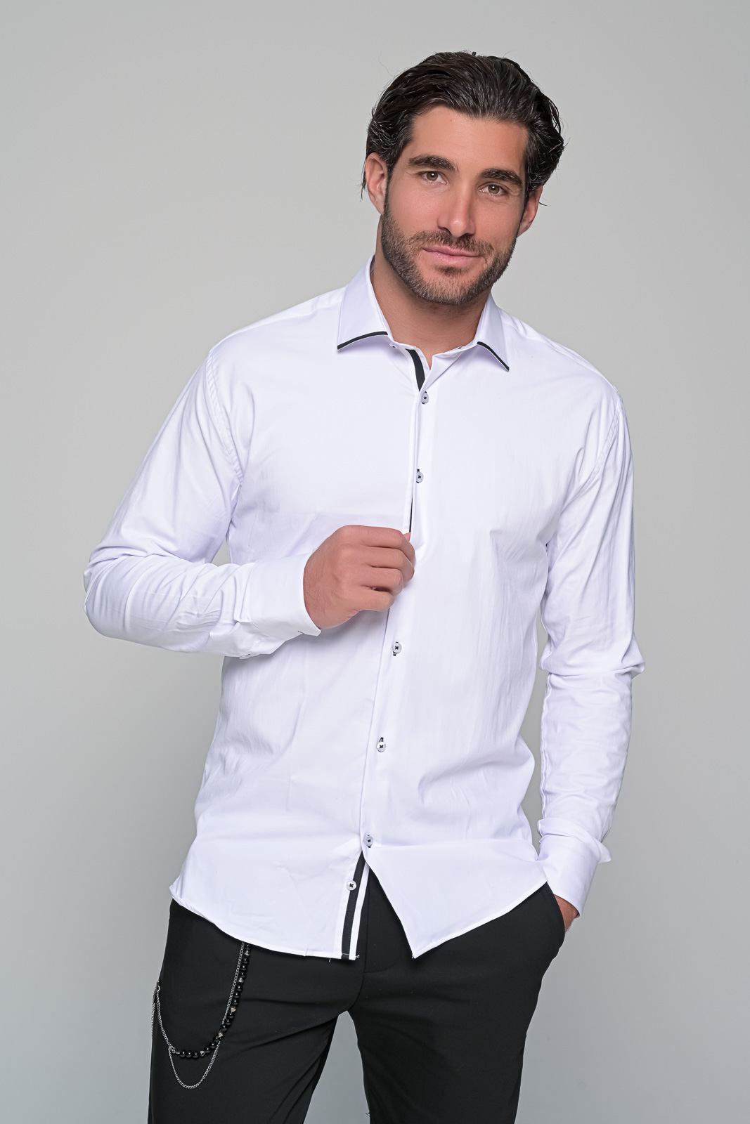 ΠΟΥΚΑΜΙΣΟ VITOLO BEN TAILOR - ΛΕΥΚΟ - Ανδρικά