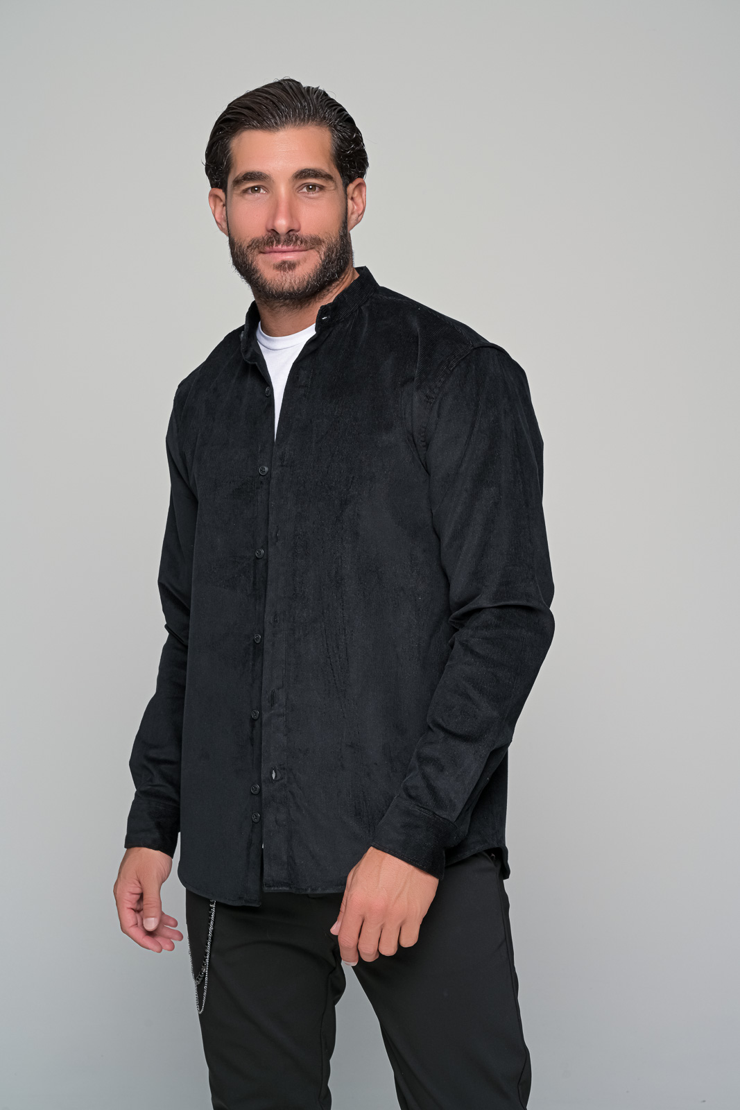 ΠΟΥΚΑΜΙΣΟ ΚΟΤΛΕ ALPINE BEN TAILOR - ΜΑΥΡΟ - Ανδρικά