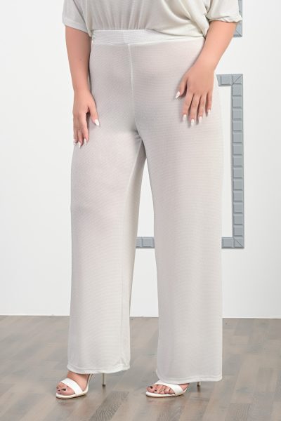 Παντελόνα Εκρού - Plus Size - Image 6