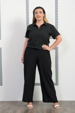 Παντελόνα Μαύρη - Plus Size