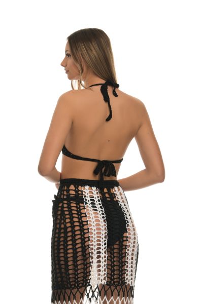 Πλεκτό Ασπρόμαυρο Μπουστάκι-Μαγιό - Image 3