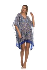 Πολύχρωμο Διαφανές Χυτό Μίνι Καφτάνι