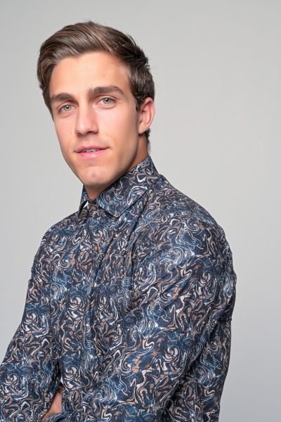 Πουκαμισο Nobu Ben Tailor-Μπλε – Ανδρικά - Image 5