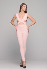 Ροζ Πολυμορφικό Jumpsuit