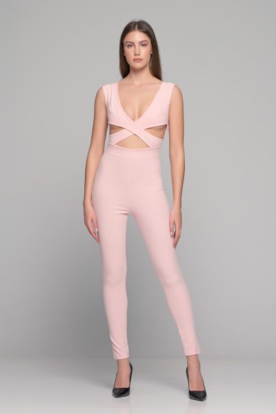 Ροζ Πολυμορφικό Jumpsuit - Image 4