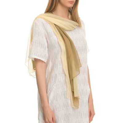 Φουλάρι Με Κίτρινες Και Καφέ Αποχρώσεις - Image 2