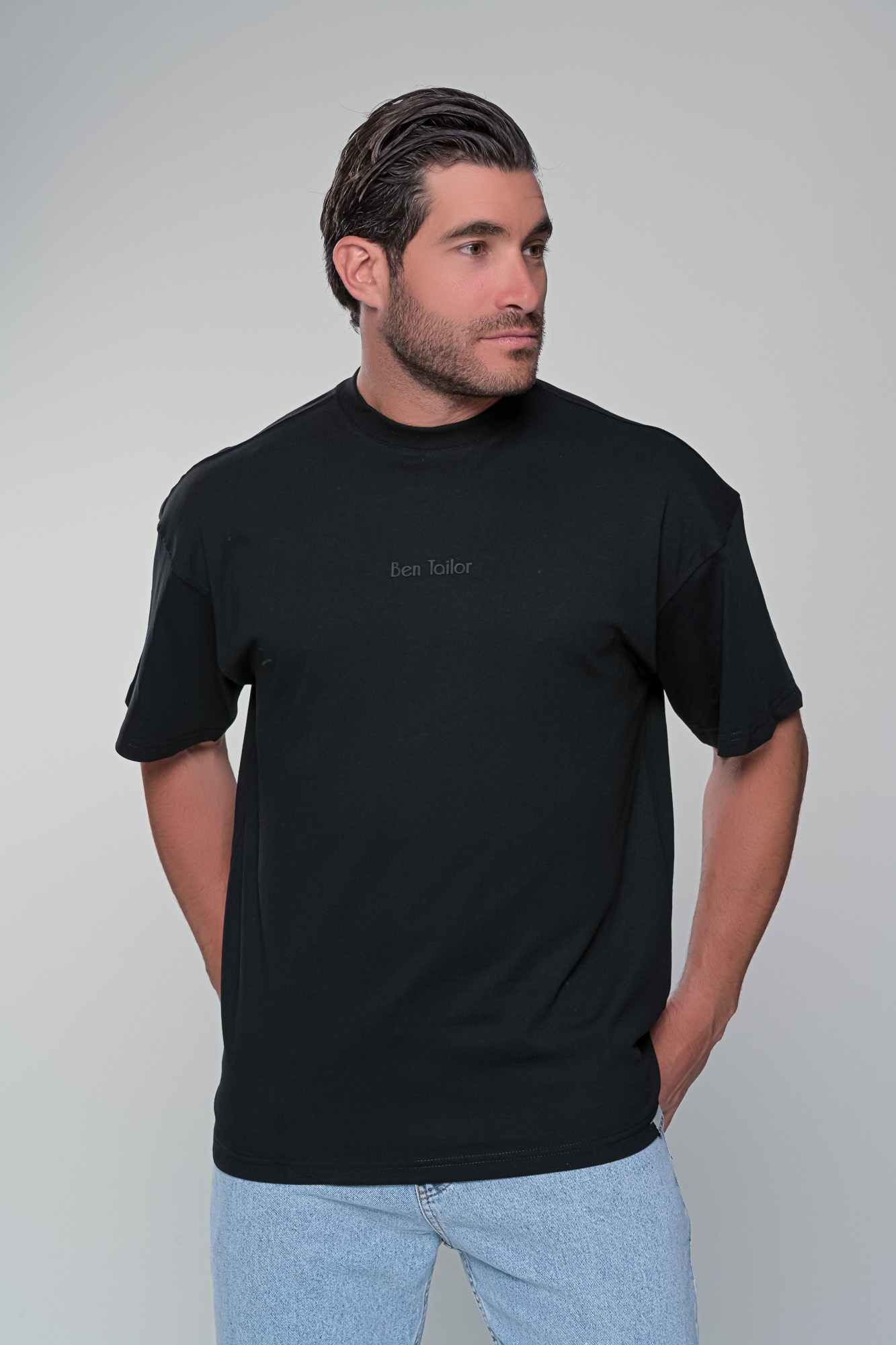 BRAND ONE T-SHIRT - ΜΑΥΡΟ - Ανδρικά