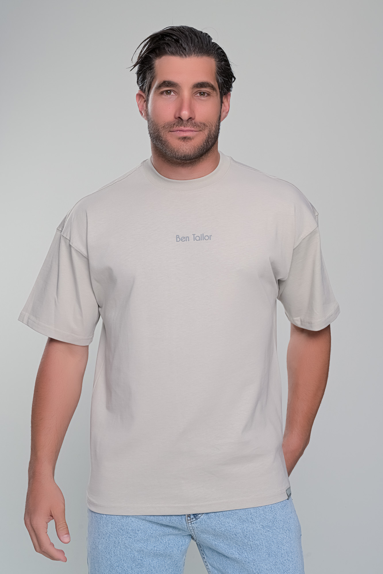 BRAND ONE T-SHIRT - ΜΠΕΖ - Ανδρικά