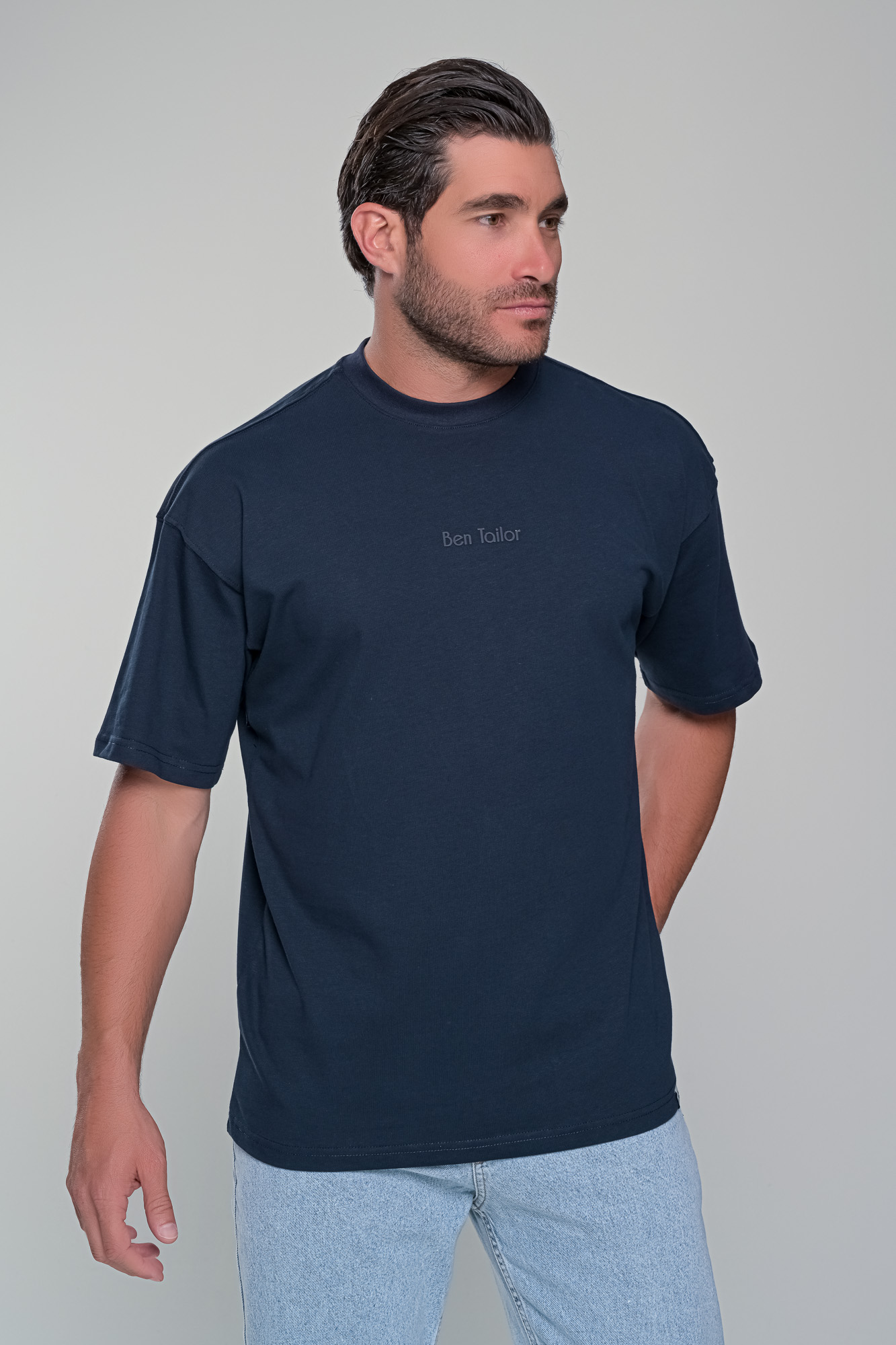 BRAND ONE T-SHIRT - ΜΠΛΕ - Ανδρικά