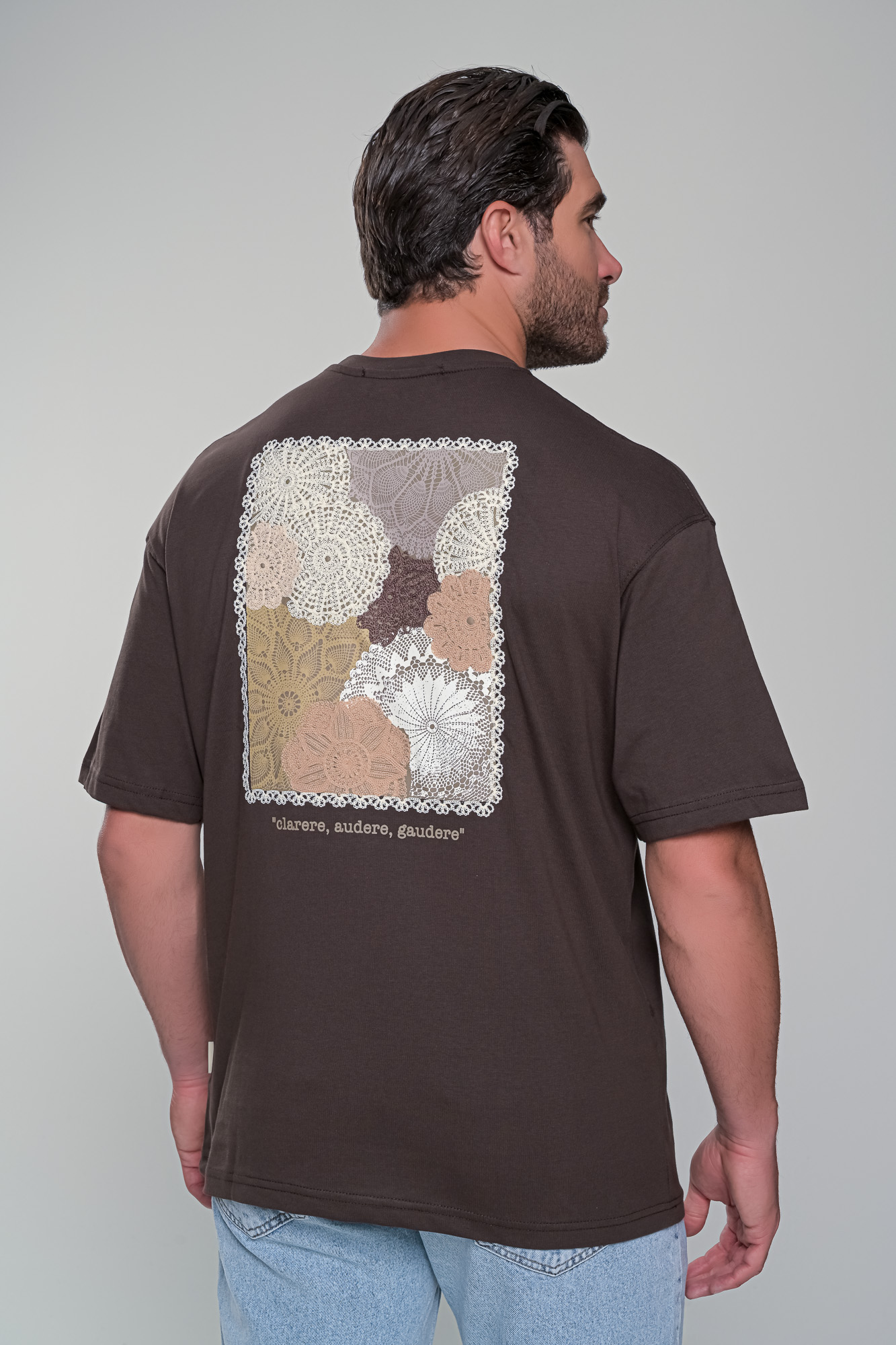 T-SHIRT GAUDERE - ΚΑΦΕ - Ανδρικά