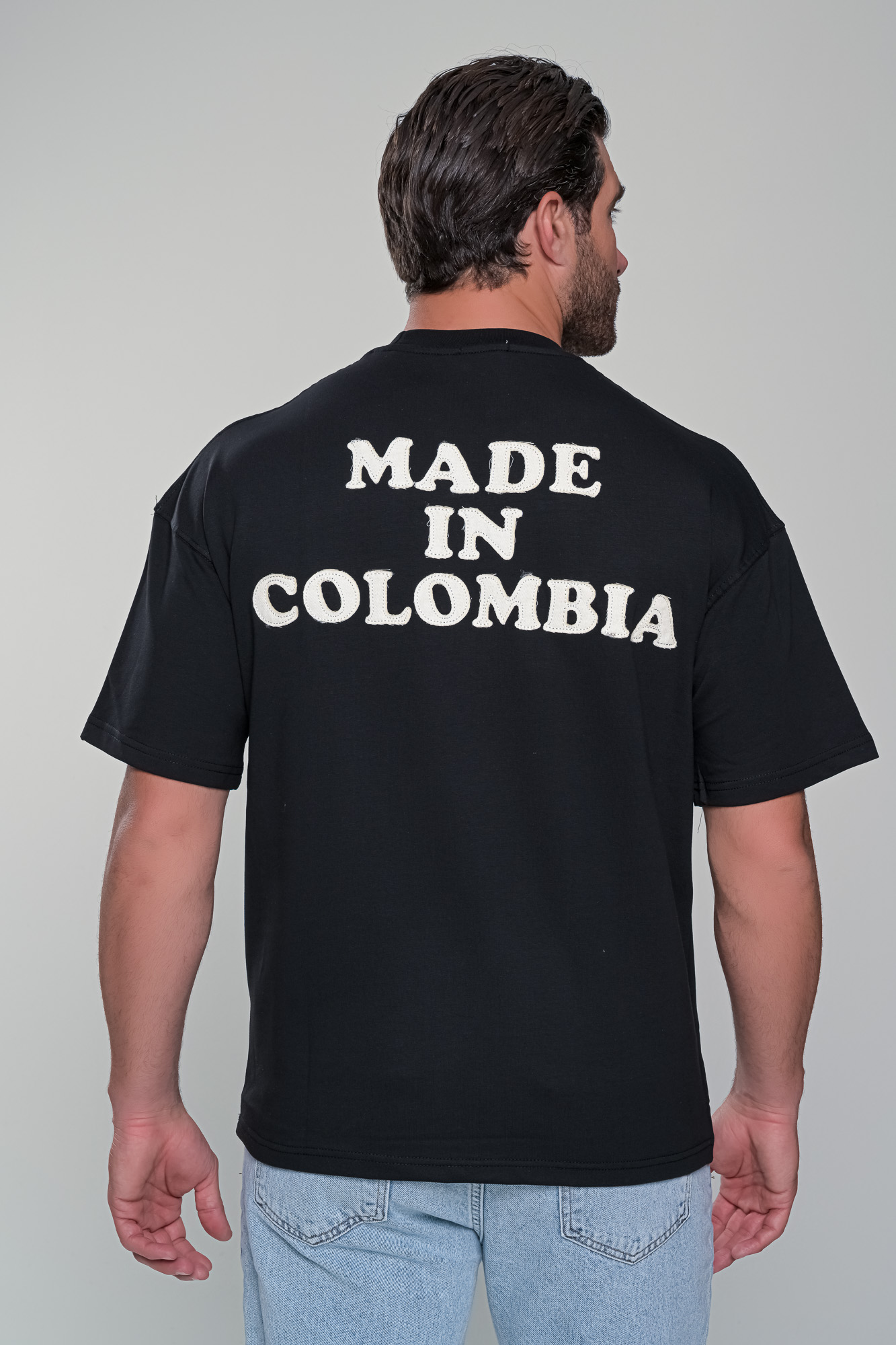 T-SHIRT MADE IN COLOMBIA - ΜΑΥΡΟ - Ανδρικά