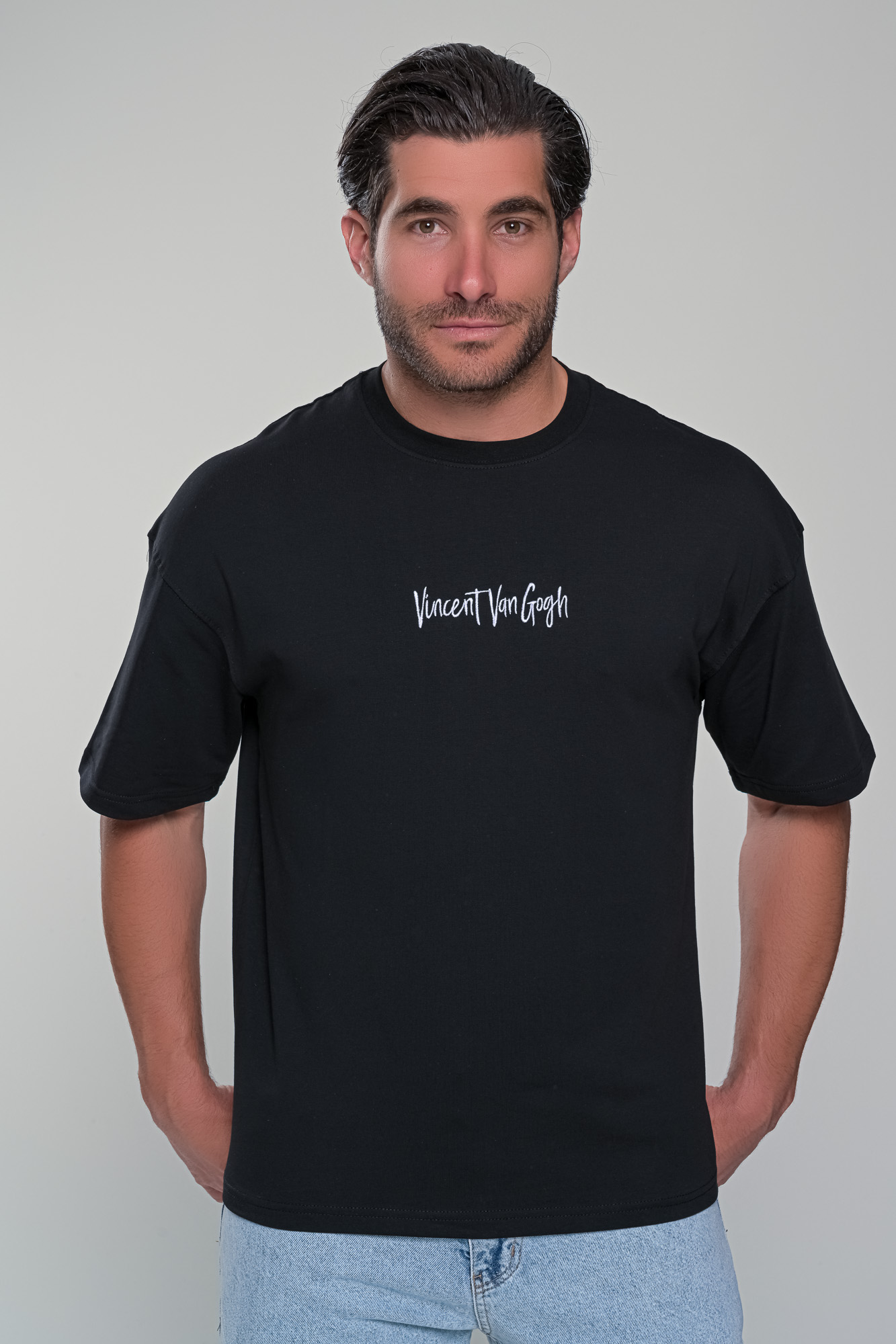 T-SHIRT VAN GOGH - ΜΑΥΡΟ - Ανδρικά